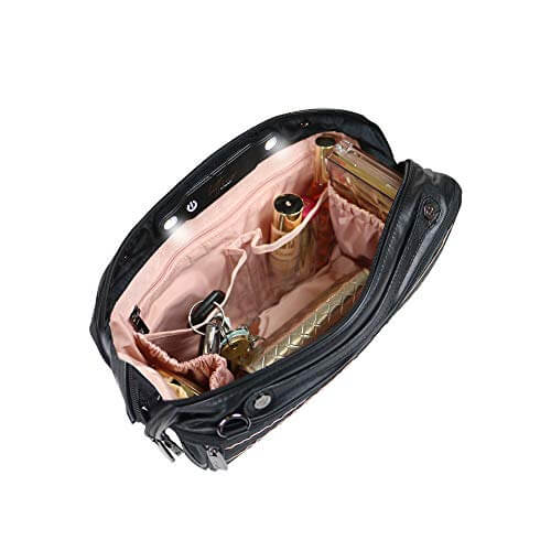 Purse with builtin organizer