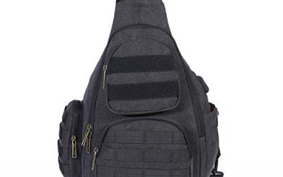 Large sling backpack for school