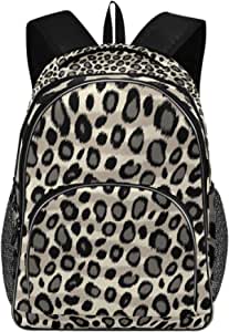 Personalized Leopard Print Backpack for Girls: Perfect for School and Travel