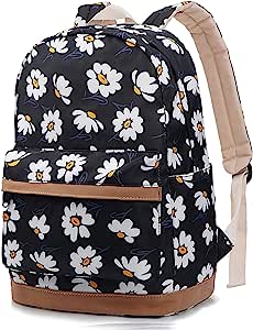 Xinveen Floral Laptop Backpack Review: Lightweight & Water Resistant School Bag for Women’s Travel – Daisy Black